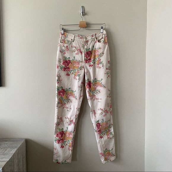 BDG-HIGH Rise Floral Mom Jeans (Size:28) - Picture 3 of 11